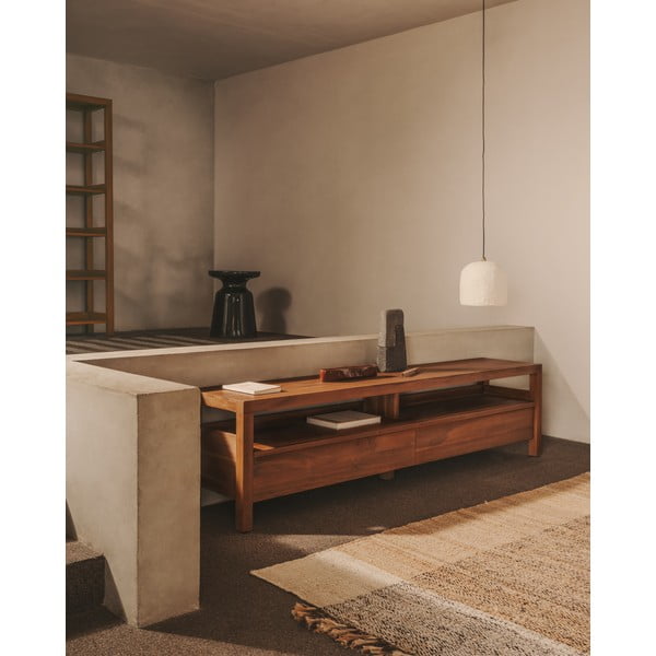 Bela viseča svetilka ø 25 cm Calvia – Kave Home-image-1