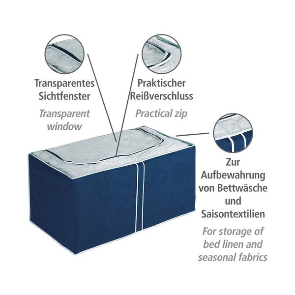 Modra škatla za shranjevanje Wenko Ocean, 48 x 53 cm-image-2