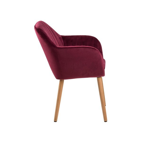 Jedilni stol Actona Emilia Vic bordo rdeče barve-image-2