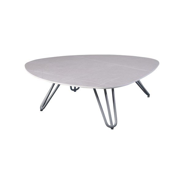 Vrtna mizica s kamnito mizno ploščo 88x110 cm Emilia – Garden Pleasure