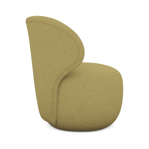 Gorčično rumen fotelj Kama – Makamii-image-2