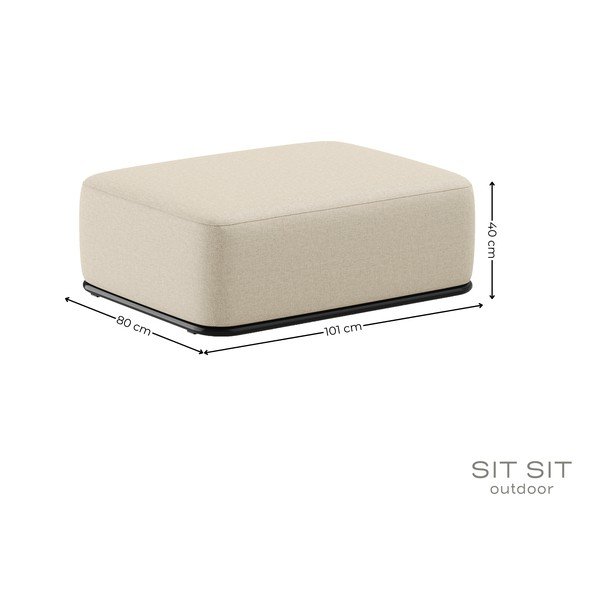 Bež vrtni podstavek za noge Straw – Sit Sit-image-4