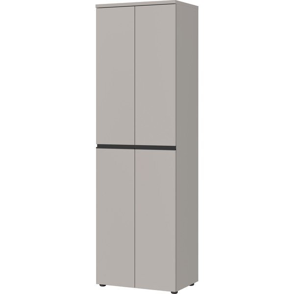 Siva garderobna omara 59x198 cm Bastia – Germania-image-1