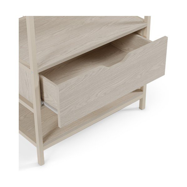 Kremno bel jeklen regal 60x179,5x40 cm Amara – Marckeric-image-3
