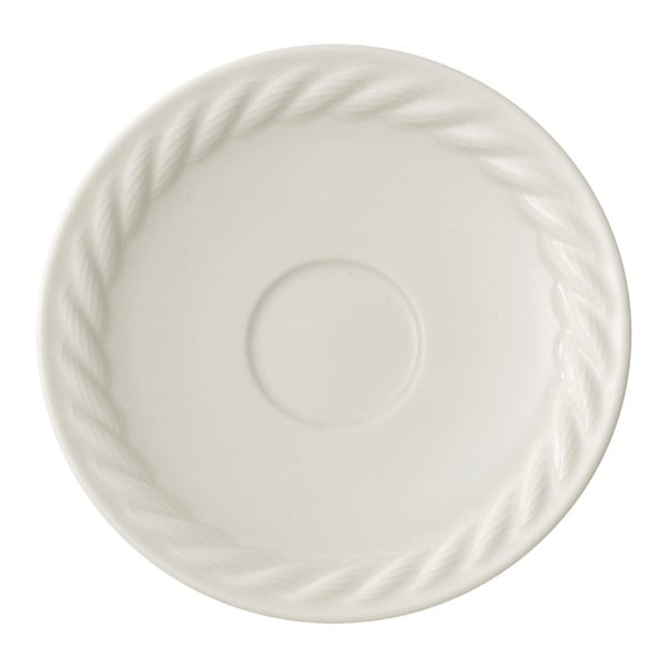 Bel porcelanast krožnik za espresso Villeroy & Boch Montauk, 12 cm