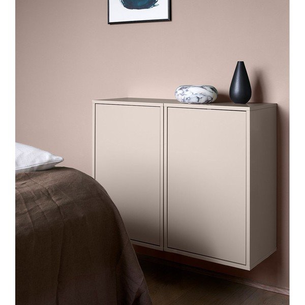 Svetlo siv stenski koš za perilo Laundry Box – ReCollector-image-1