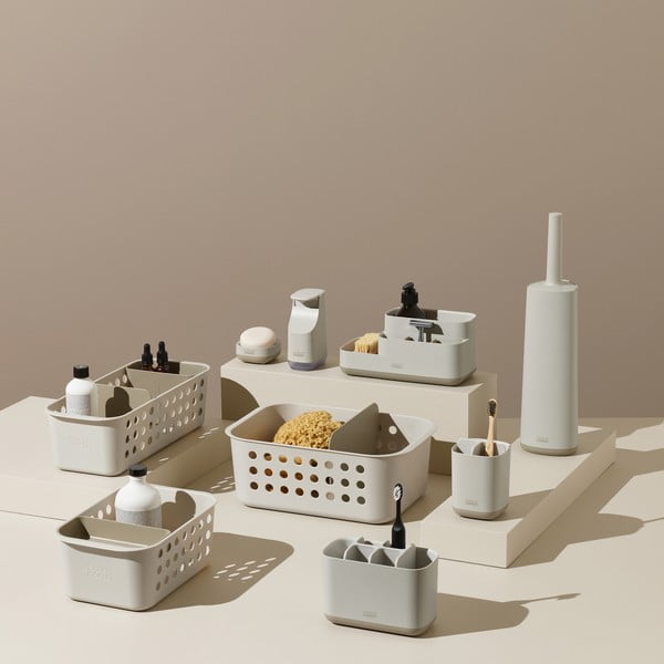 Bež plastično stojalo za zobne ščetke EasyStore – Joseph Joseph-image-3