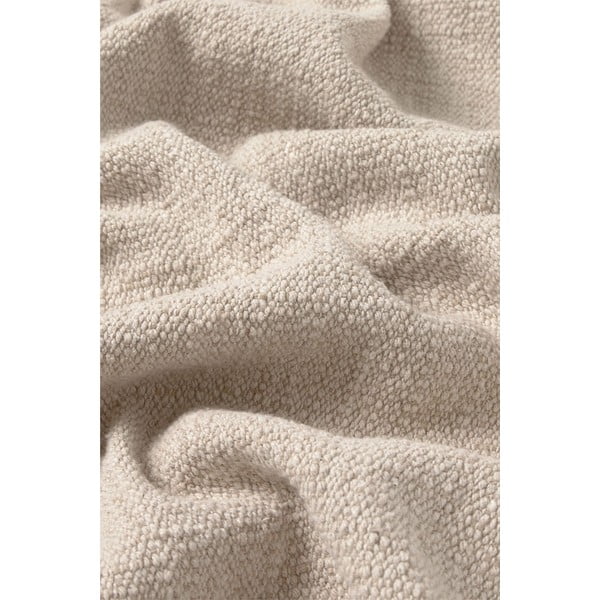 Kremno bela bombažna odeja 130x180 cm Handloom – Lorena Canals-image-3