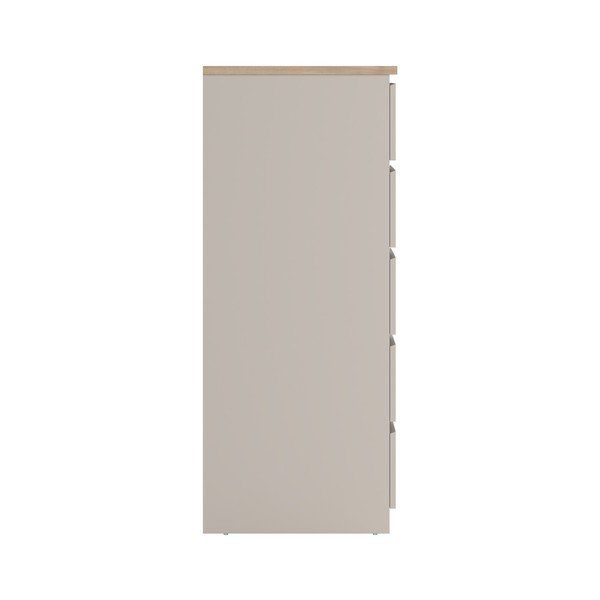 Kremno bela komoda 77x121x50 cm Naia – Tvilum-image-4