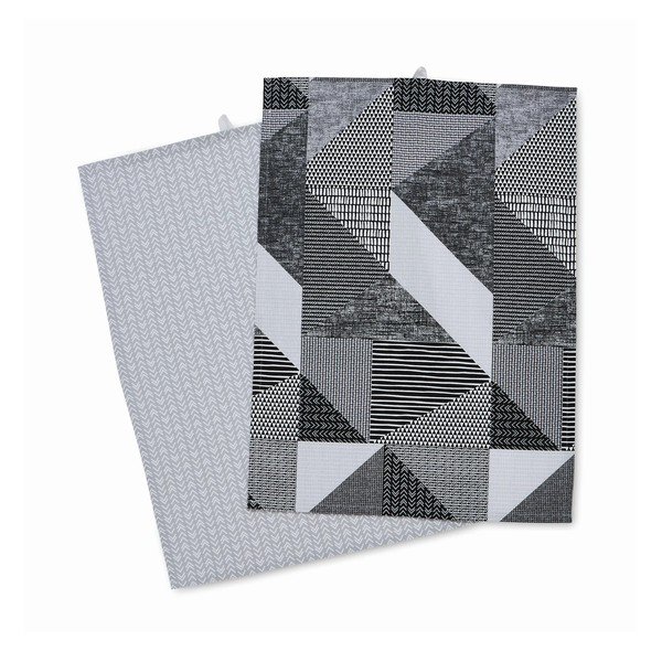 Bombažne kuhinjske krpe v kompletu 2 ks 50x70 cm Larsson Geo – Catherine Lansfield