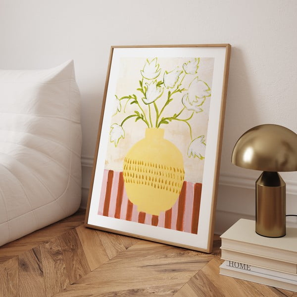 Slika 52x72 cm Yellow Vase    – Malerifabrikken-image-1