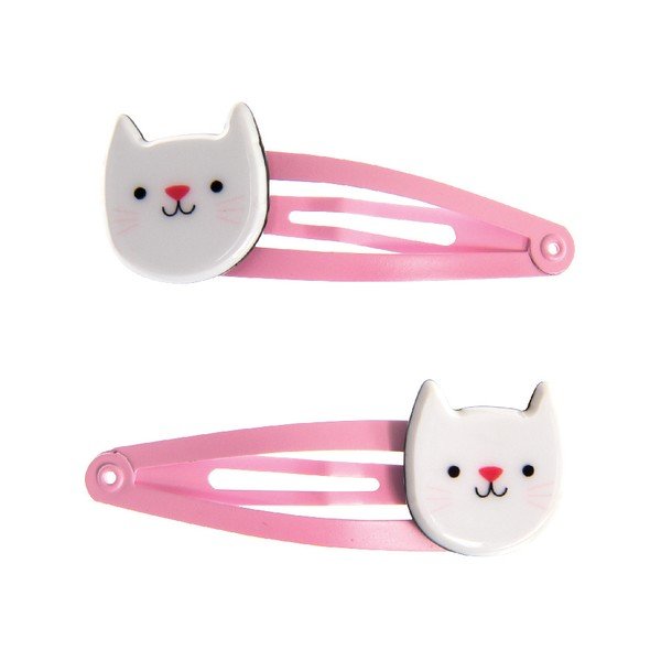 Komplet 2 sponk za lase Rex London Cookie The Cat-image-2