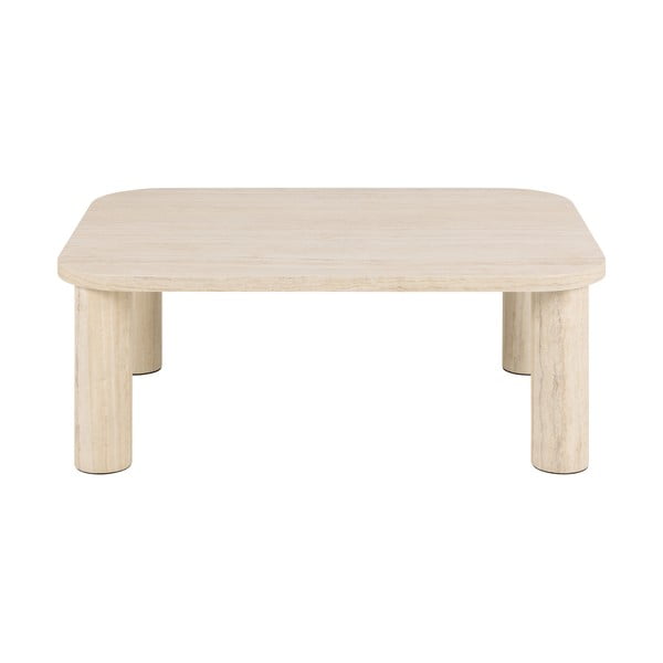 Bež mizica v marmornem dekorju 75x100 cm Solano – Actona-image-3