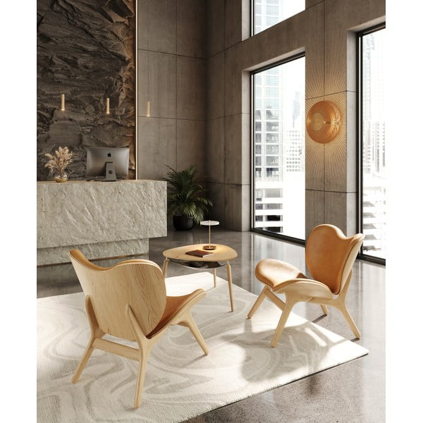 Stropna svetilka iz masivnega hrasta ø 49 cm Clava Up – UMAGE-image-3