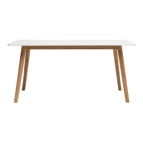 Jedilna miza iz belega hrasta Unique Furniture Turin