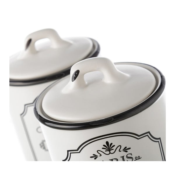 Posode za shranjevanje v kompletu 2 ks kave Paris – Casa Selección-image-3