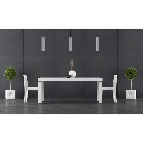 Siva betonska viseča svetilka Fadre – Sollux-image-1