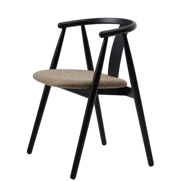 Črn/bež jedilni stol Relate – Unique Furniture-image-2