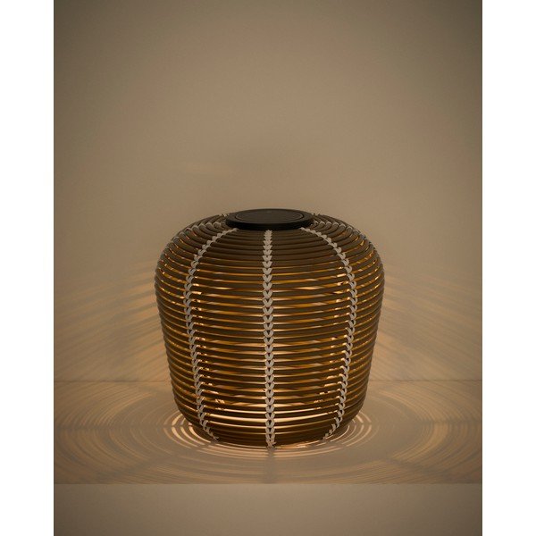 LED namizna/prenosljiva zunanja svetilka s solarnim panelom/na USB ø 35 cm Garoina – Kave Home-image-3