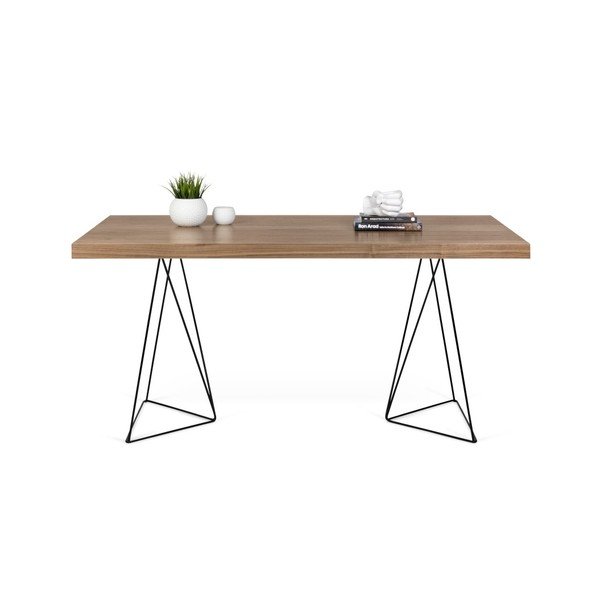 Pisalna miza s kovinskimi nogami TemaHome Multi, 160 x 90 cm-image-3
