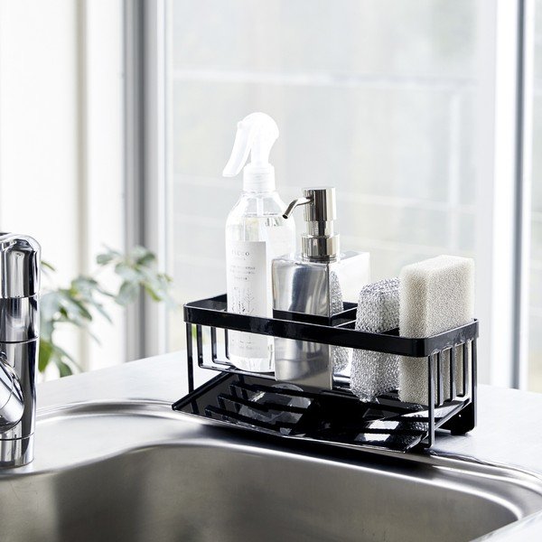 Črno kovinsko držalo za detergent Tower – YAMAZAKI-image-2