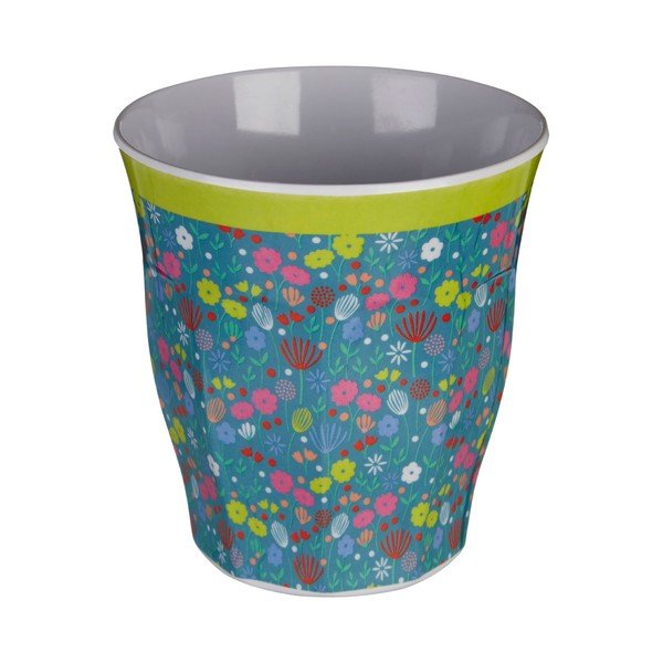 Modra skodelica z motivom cvetja Premier Housewares Casey, 300 ml-image-1
