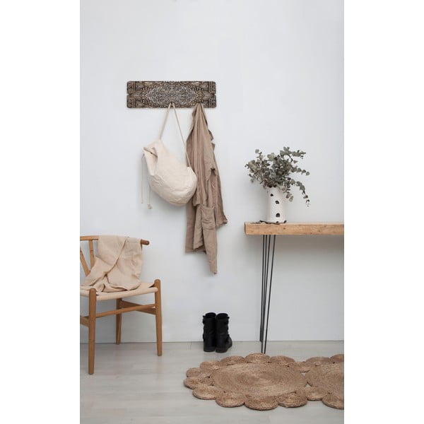 Stenski obešalnik iz borovega lesa Tierra Bella Mandala, 50 x 20 cm-image-1