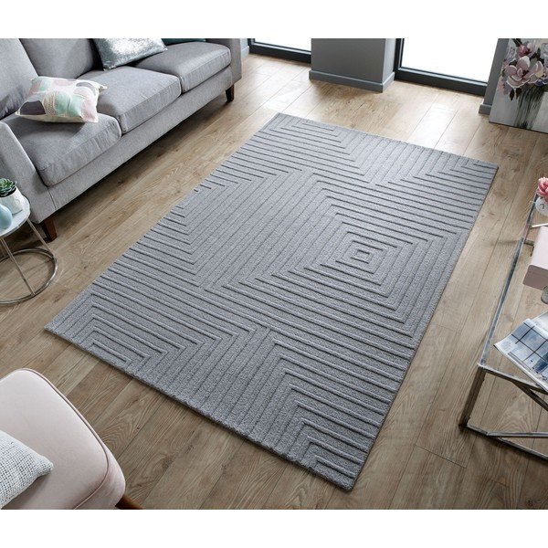 Siva volnena preproga Flair Rugs Estela, 160 x 230 cm-image-4