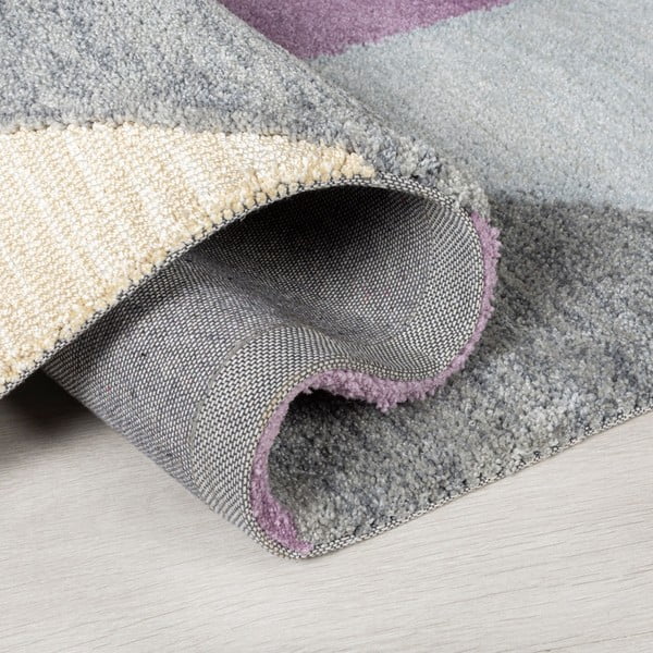 Sivo-vijolična preproga Flair Rugs Icon, 160 x 230 cm-image-1