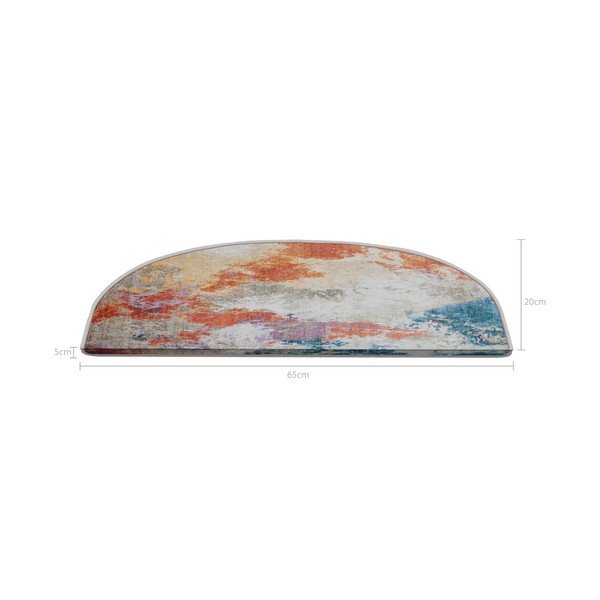 Komplet preprog za stopnice 16 ks 20x65 cm Abstract Festival – Vitaus-image-4