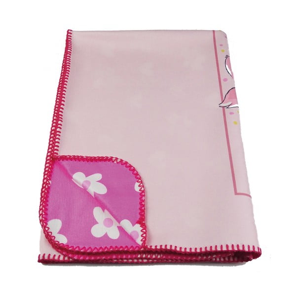 Rožnata otroška odeja 85x125 cm – OYO kids-image-3