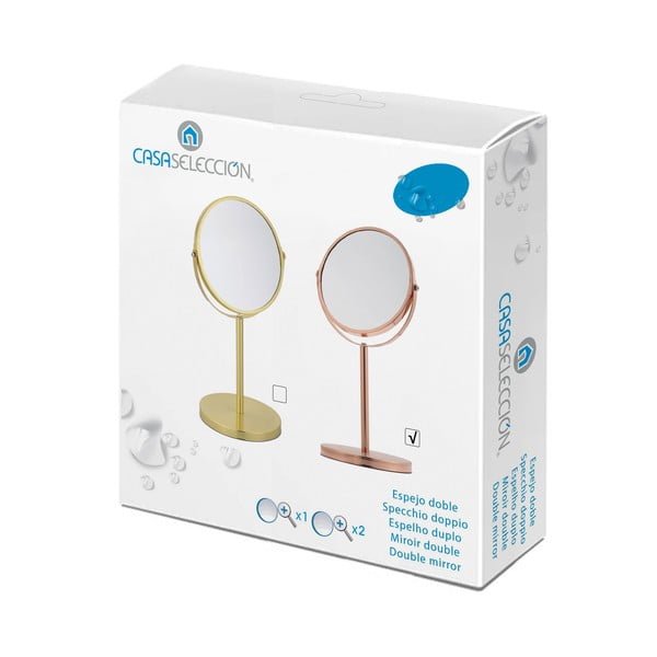 Kozmetično povečevalno ogledalo (2x) ø 17 cm – Casa Selección-image-3