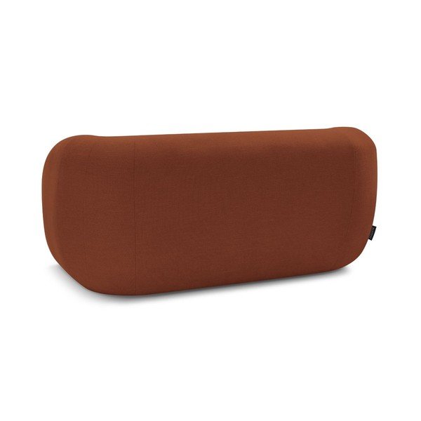 Oranžna sedežna garnitura iz šenilje 160 cm Celine – Bobochic Paris-image-4