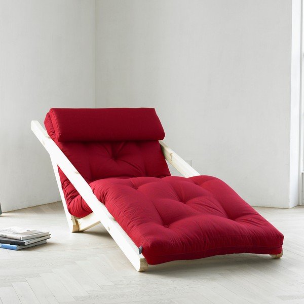 Karup Figo ležalnik, Raw/Bordeaux, 70 cm-image-4
