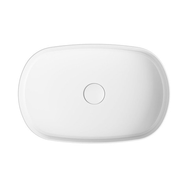 Bel keramičen umivalnik 55x36 cm Infinity Oval – Sapho-image-2