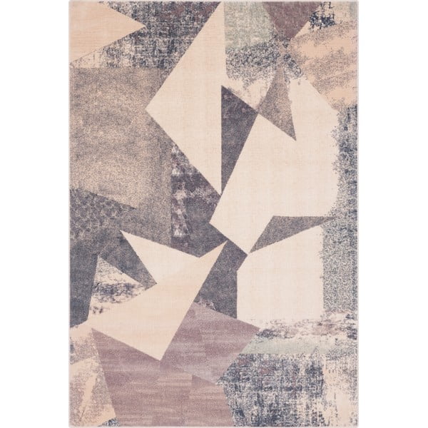 Rožnata/bež volnena preproga 133x180 cm Braque alabaster – Agnella