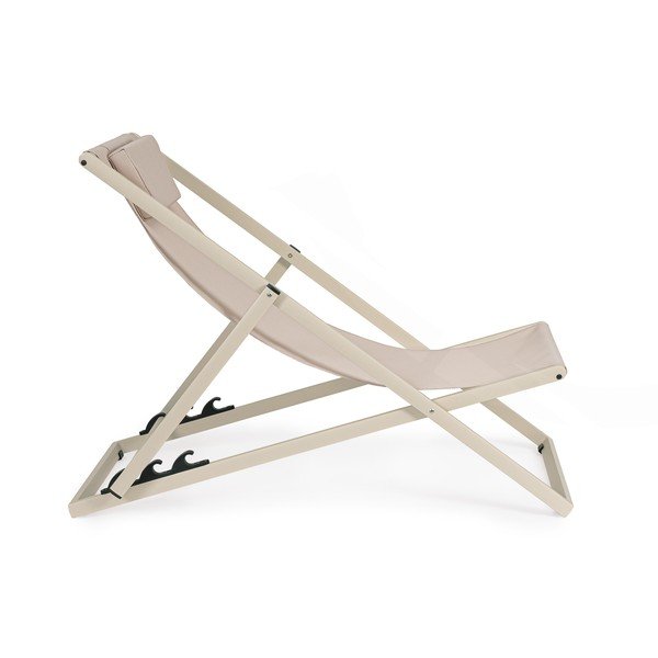Bež kovinski vrtni ležalnik Taylor – Bizzotto-image-3