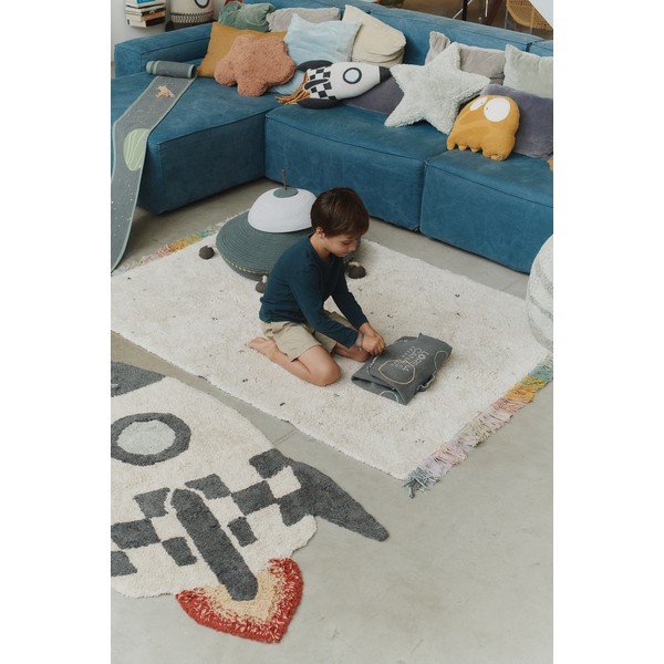 Bombažna otroška blazina 54x54 cm Stella Blue Sage – Lorena Canals-image-1