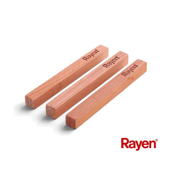 Sredstvo proti moljem iz masivne cedre v naravni barvi 4 ks – Rayen-image-2