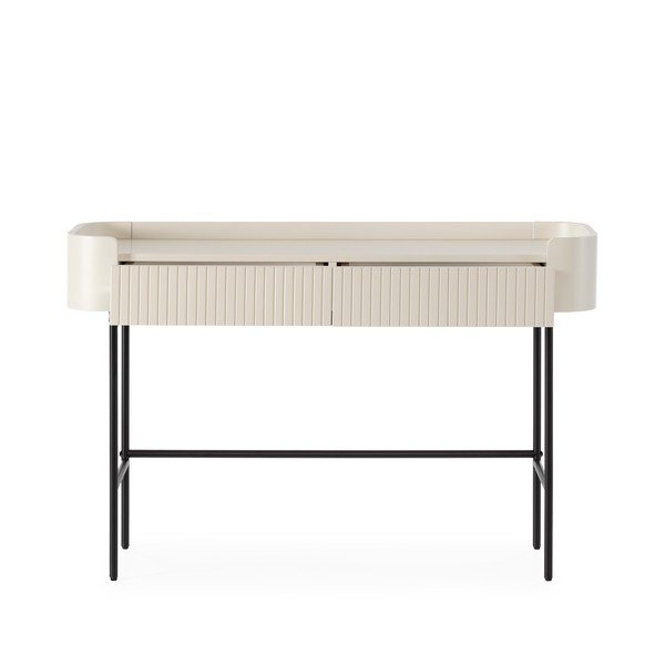 Kremno bela stranska mizica 40x120 cm Willa – MOME-image-2