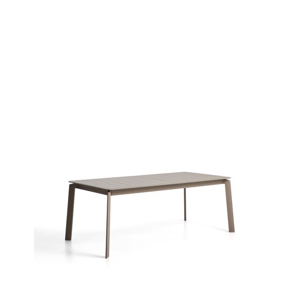 Kovinska vrtna miza 100x205 cm Brela – Kave Home-image-4