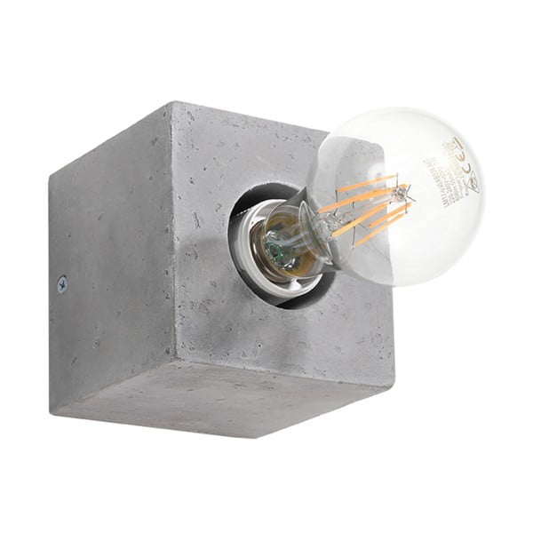 Siva stenska svetilka Gabi – Nice Lamps