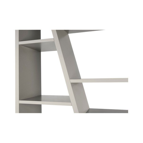 Mat siva knjižna omara TemaHome Delta-image-4