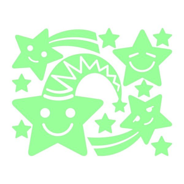 Fanastick Smiling Stars nalepka-image-2