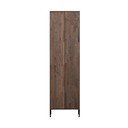 Rjava garderobna omara v jesenovem dekorju 60x210x42 cm Gravure – WOOOD