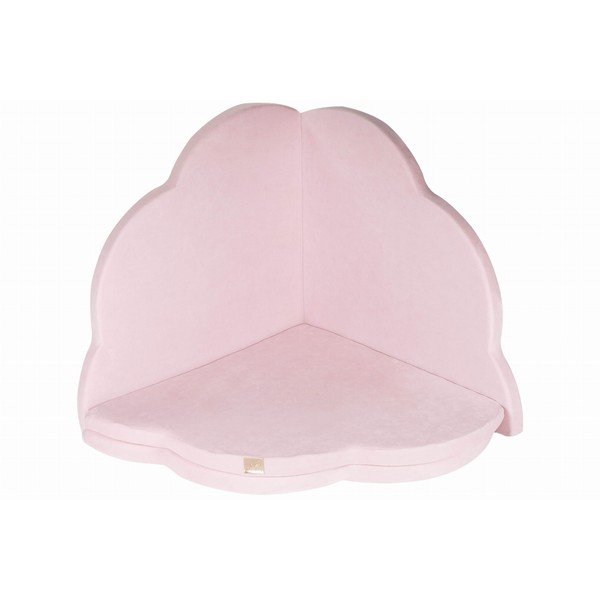 Svetlo rožnata otroška igralna podloga 160x160 cm – Meowbaby-image-3