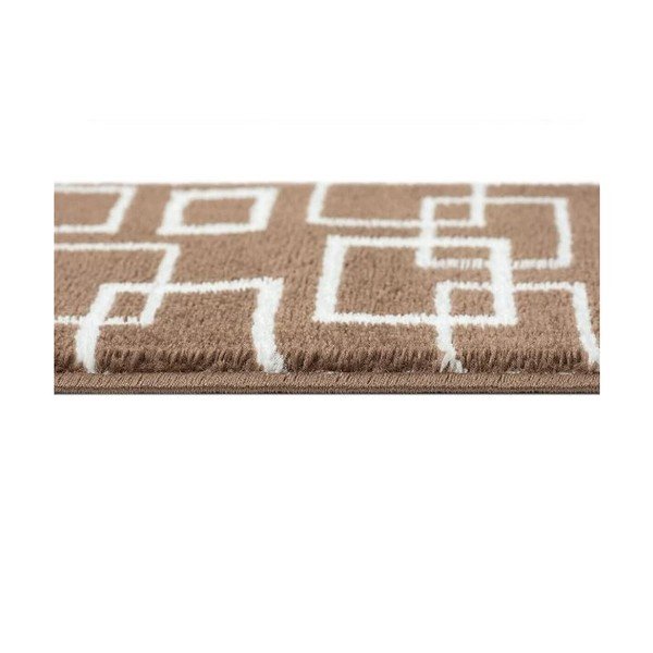 Rjavi komplet preprog za stopnice 13 ks 22x73 cm Geometric – Mila Home-image-1