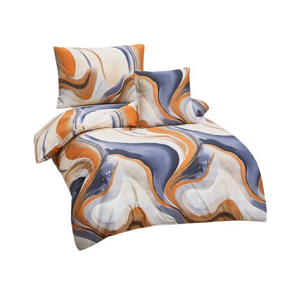 Enojna 3-delna posteljnina iz mikrosatena 140x200 cm Gonzalo – My House