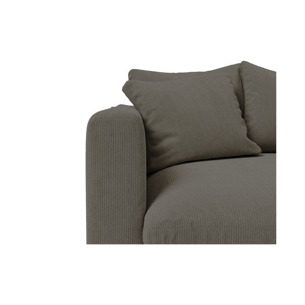Temno siv žametni fotelj Comfy - Scandic-image-1