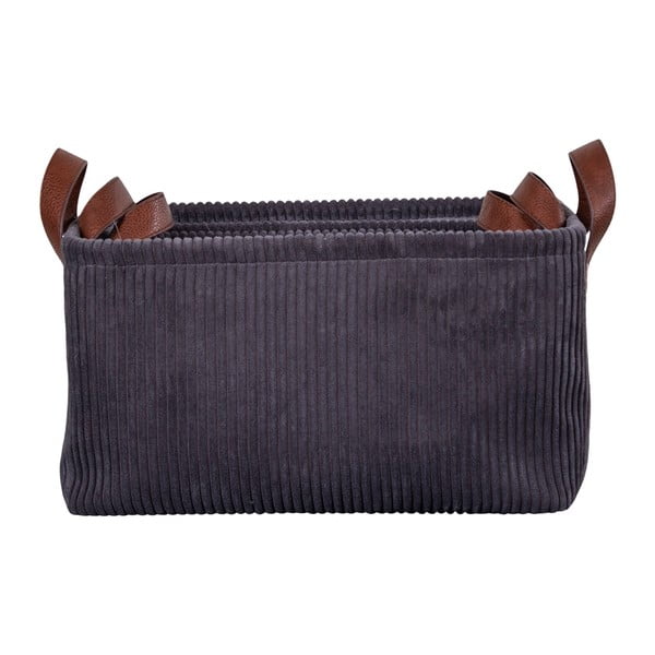 Komplet 3 sivih košar za shranjevanje House Nordic Augusta-image-3